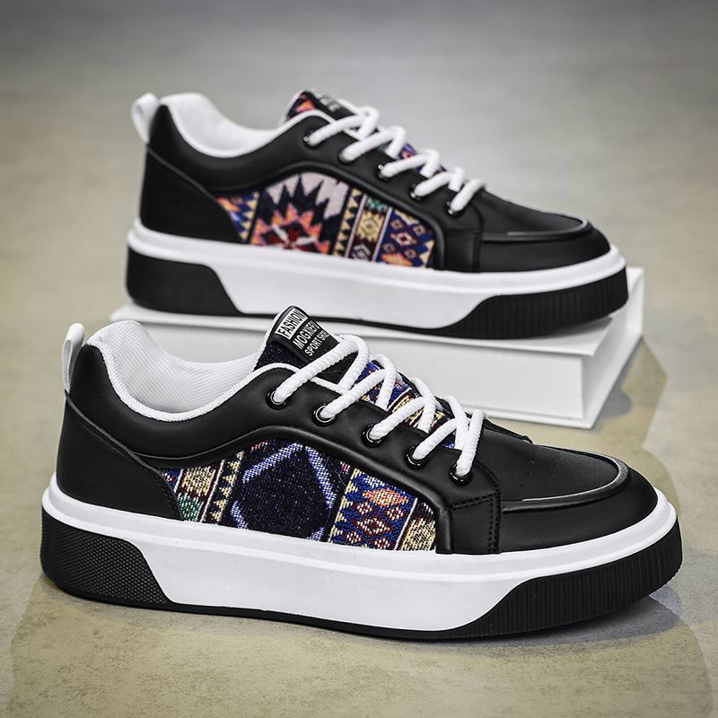 Hot-selling 2025 spring men's casual sneakers: trendy, versatile, thick-soled athletic shoes - instagram-worthy style