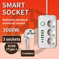 European standard power strip, russian/european power strip, german/korean 16a two-pin european standard home socket, austrian standard