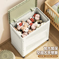 Clamshell toy storage box, collapsible household extra-large clothes and quilt storage container, multi-purpose organizer