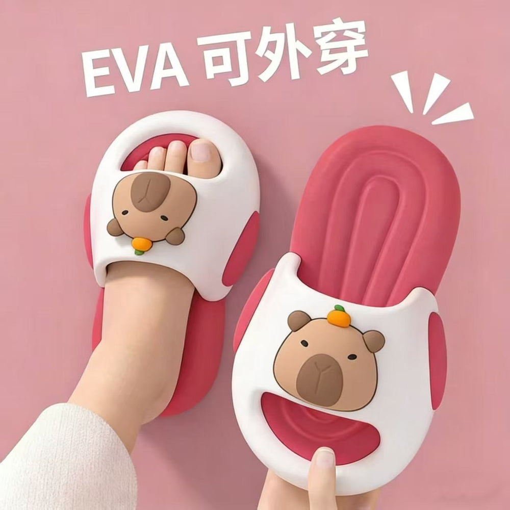 Eva unicorn kids' slippers - princess style, non-slip, breathable, odor-resistant, soft sole, baby outdoor sandals for girls