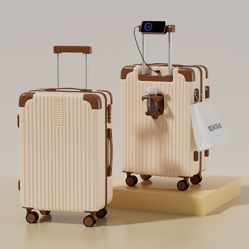 New multi-functional child and mother suitcase, large-capacity men's and women's trolley case, universal wheel password case, suitcase 20 inches