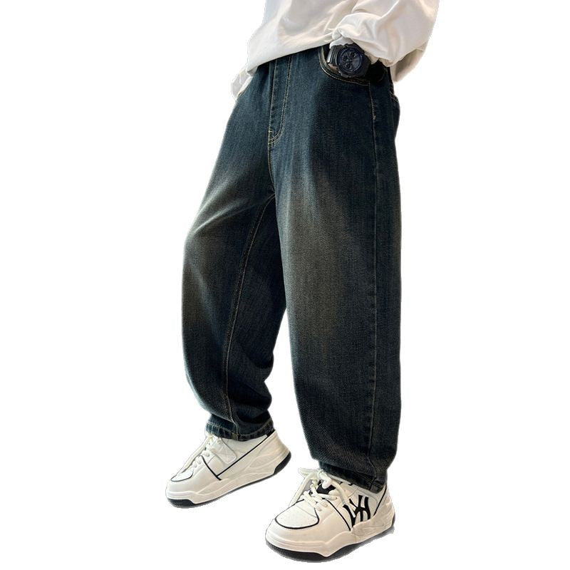 Boys' spring/autumn pants -  new collection - mid-to-large size - spring children's clothing - boys' stylish jeans