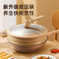 Micro-pressure clay cooking pot for home non-stick pot health pot healthy ceramic cooking pot steaming all-in-one cooking micro-pressure pot