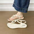 new arrival women's summer outwear non-slip heartflats beach one-piece flip-flop women's sandals
