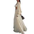 cross-border e-commerce women's fashion: european and american summer new arrivals - sexy polka dot cami dress & chic casual set