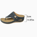 fashionplus sizepure color2024summernew arrival round toe thick solefashioncut outoutwear herringbone sandals for women
