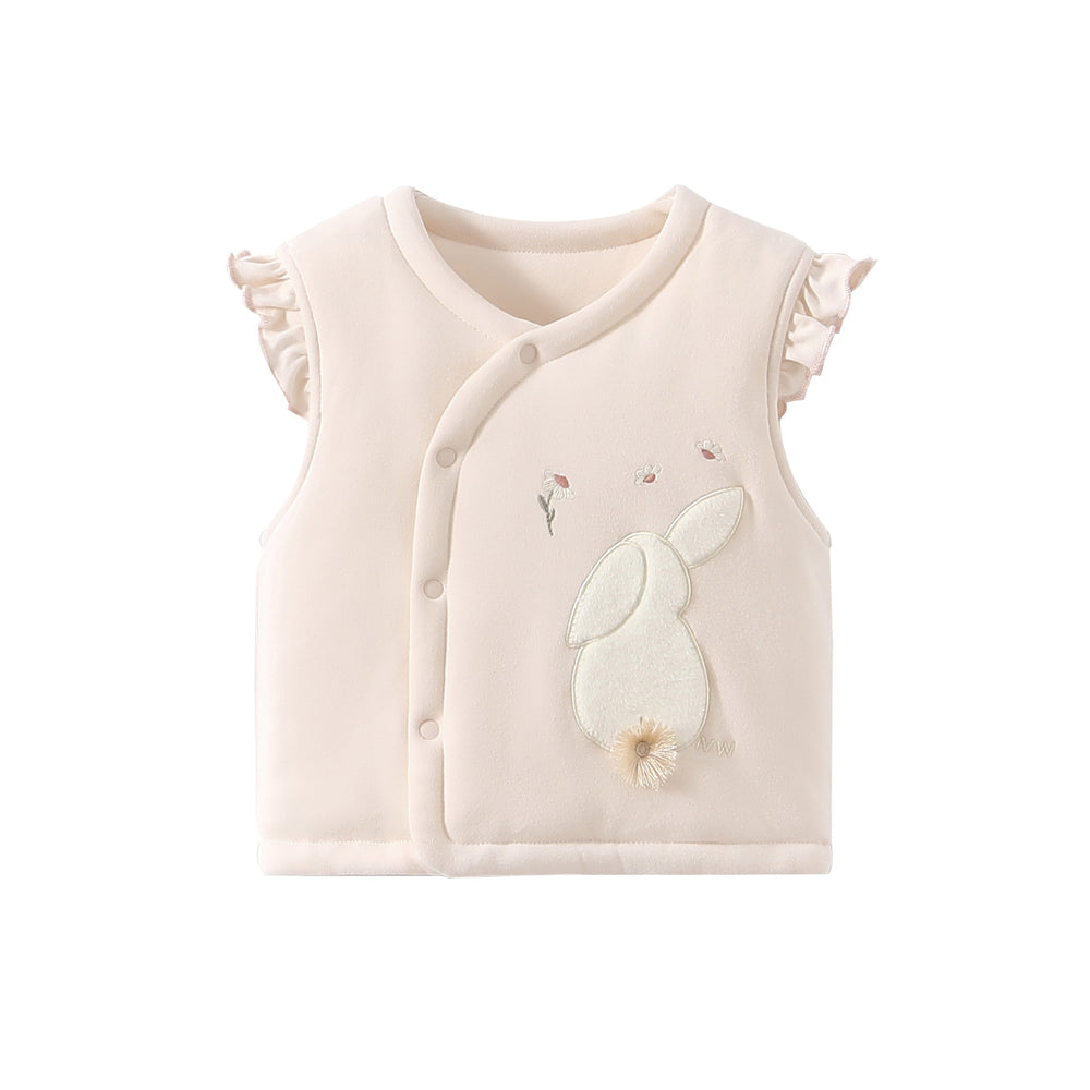 Babibele autumn/winter baby stylish outerwear vest, infant thickened quilted children's vest, warm waistcoat