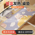 Heated mouse pad - extra large electric heating pad for winter, desk mat for office, desktop pad for students, computer writing, hand warmer