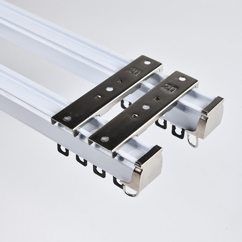 【g202】aluminum alloy electrophoresis ultra-thick peak wall thickness 2.0 silent curtain track slide curtain rod guide rail
