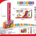 Domino electric train automatic building block dispenser - fun & educational toy for kids - popular cross-border toy