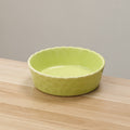 New arrival cream style pure color ceramic bowl hammer pattern design underglaze color fruit bowl for home high-looking salad bowl wholesale