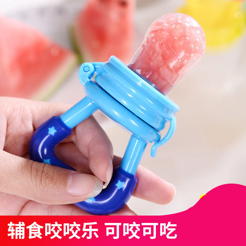 Bite Bite Le Silicone Mesh Bag Children's Fruit and Vegetable Feeding Supplementary Food Device Maternal and Infant Products Wholesale