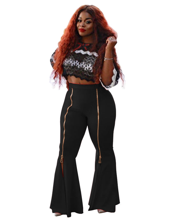 2021   specializes in European and American fashion wide-leg, elastic flared pants women's casual pants