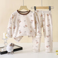 Children's spring/autumn underwear set, boys' and girls' lycra cotton thermal underwear, baby base layer pajamas, loungewear