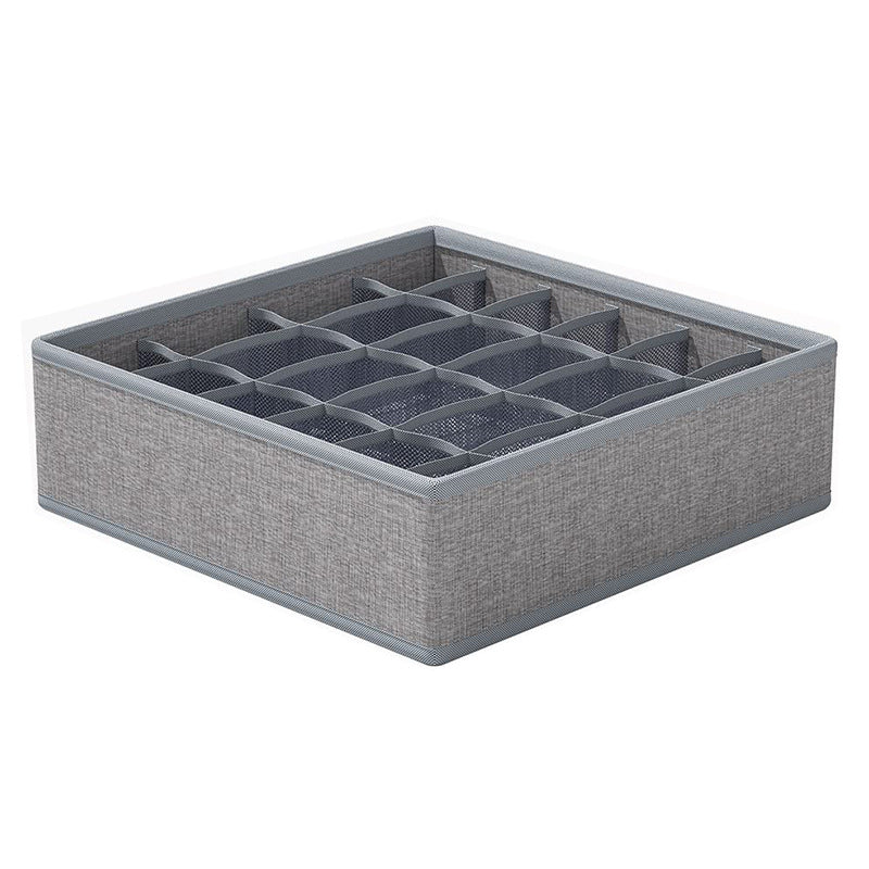 Drawer Storage Separation Underwear Panty Storage Box Grid Storage Box Socks Bras Clothes Storage Classification Fabric