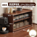 Solid wood dustproof cup holder changhong glass tea set storage cabinet cup water cup coffee cup storage rack desktop storage box