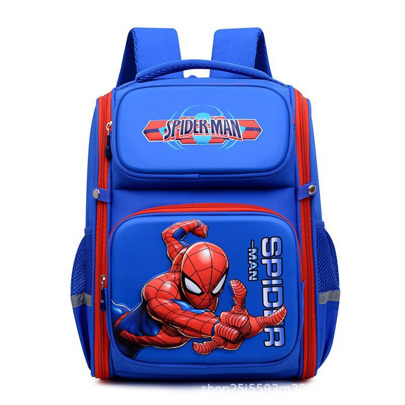 School bag for primary school students, grades 1-3, men's and women's cartoon animation children's space bag, large-capacity load-reducing spine backpack