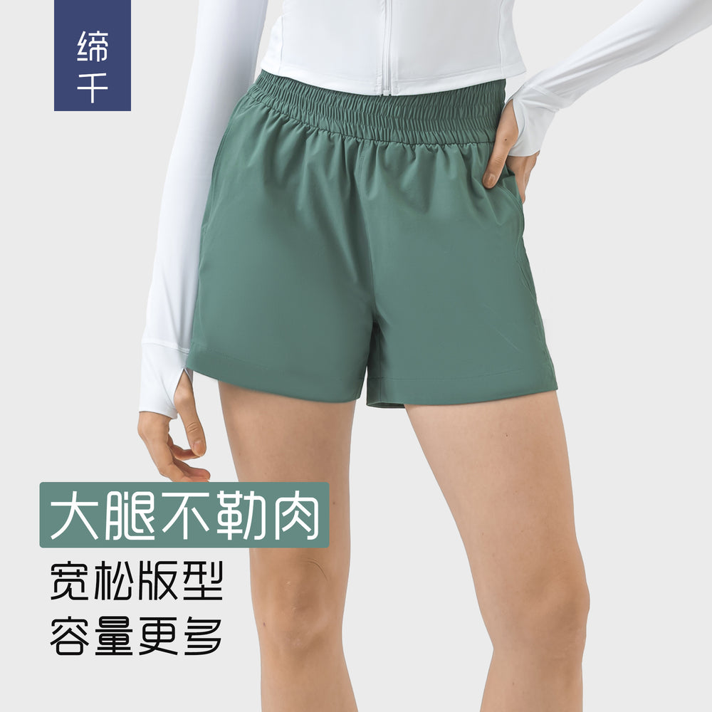New outdoor instant cooling three-point yoga shorts - moisture-wicking, lightweight running & fitness shorts for women - dss072