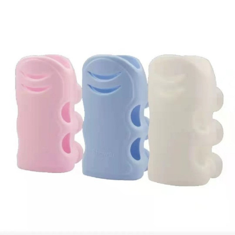 Silicone shower suction cup base non-punching fixed shower head bracket rain shower head hanging shower holder