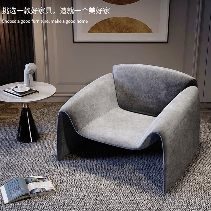 Balcony italian chair reception casual single sofa living room special-shaped creative m-shaped crab chair tiger chair