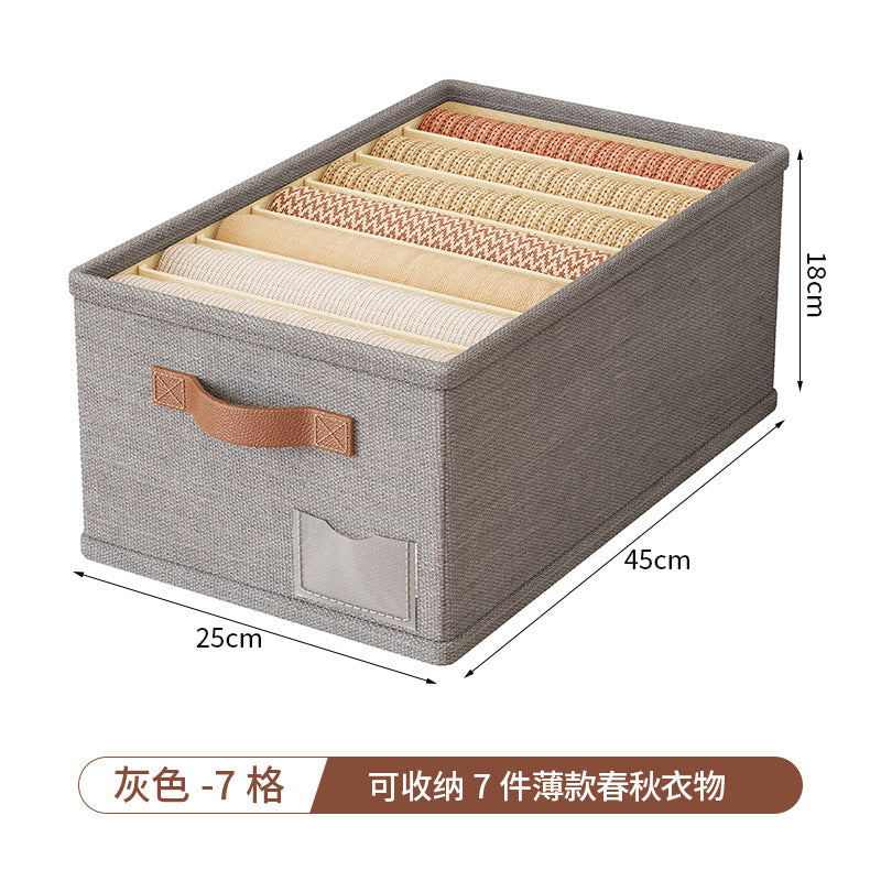 New little red flower divided storage box, underwear organizer, pp board clothes and pants storage solution, clothing storage box