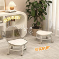 Popular for homemultifunctional beauty seam round stool chair pulley low stool universal wheel small stool with wheels rental room stool