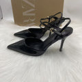 Za2025 spanish spring/summer off-white pointed-toe mules, stiletto heel closed-toe sandals, fairycore fashion