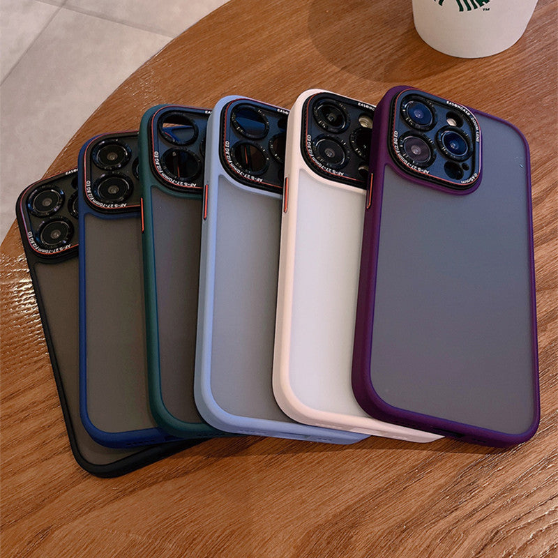 New skin-feeling matte suitable for apple 17 mobile phone case iphone14 leica metal lens ring 16 all-inclusive sheath