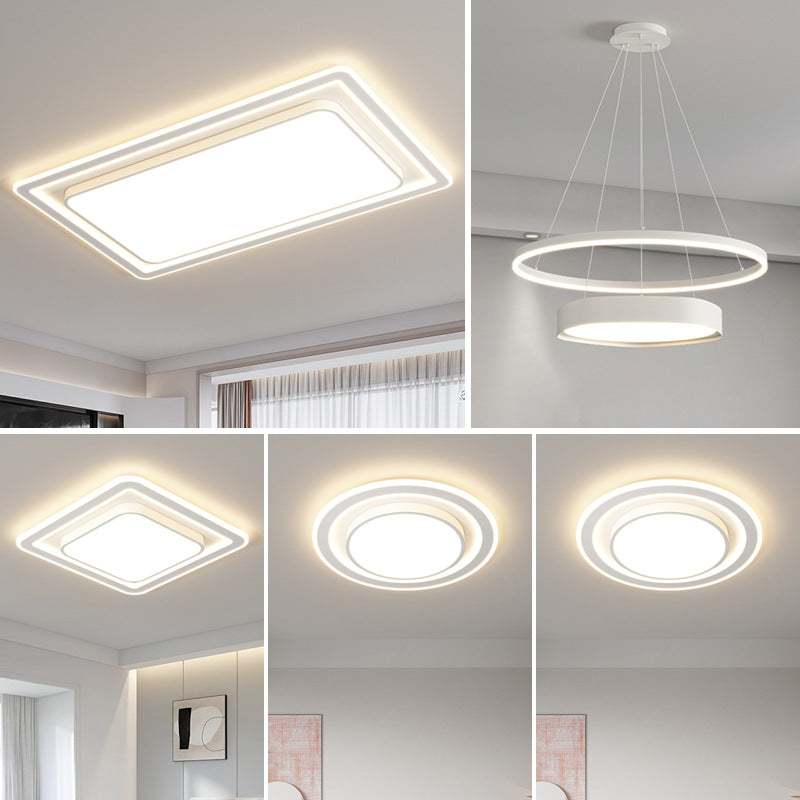 Atmospheric living room main light Nordic American dining room bedroom light Modern simple ceiling light Whole house lighting package combination