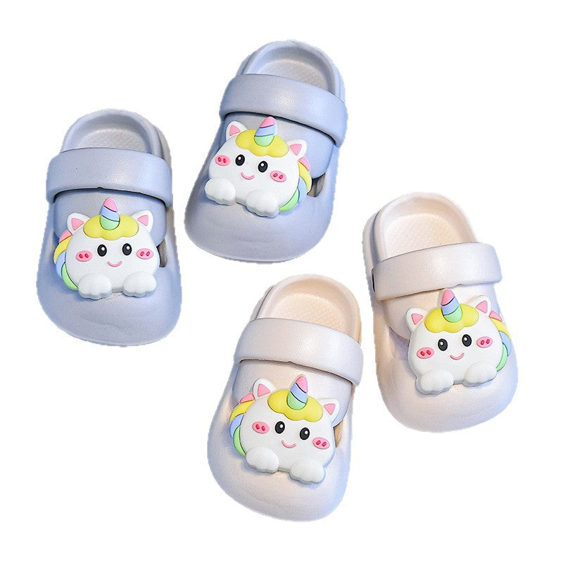 Girls' summer baby sandals infant toddler clogs beach shoes outdoor indoor slippers