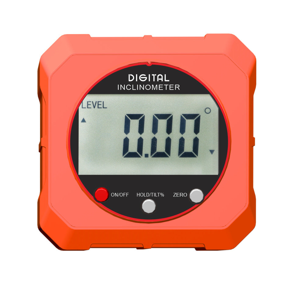 HUOTO Digital Display Inclination Box Digital Display Inclination Meter Inclination Box with Backlight Angle Meter Slope Meter Level Meter