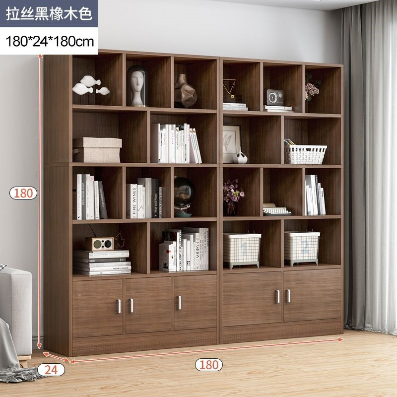 Bookshelf floor-standing storage rack living room for home wall-mounted storage cabinet storage cabinet office filing cabinet simple bookcase