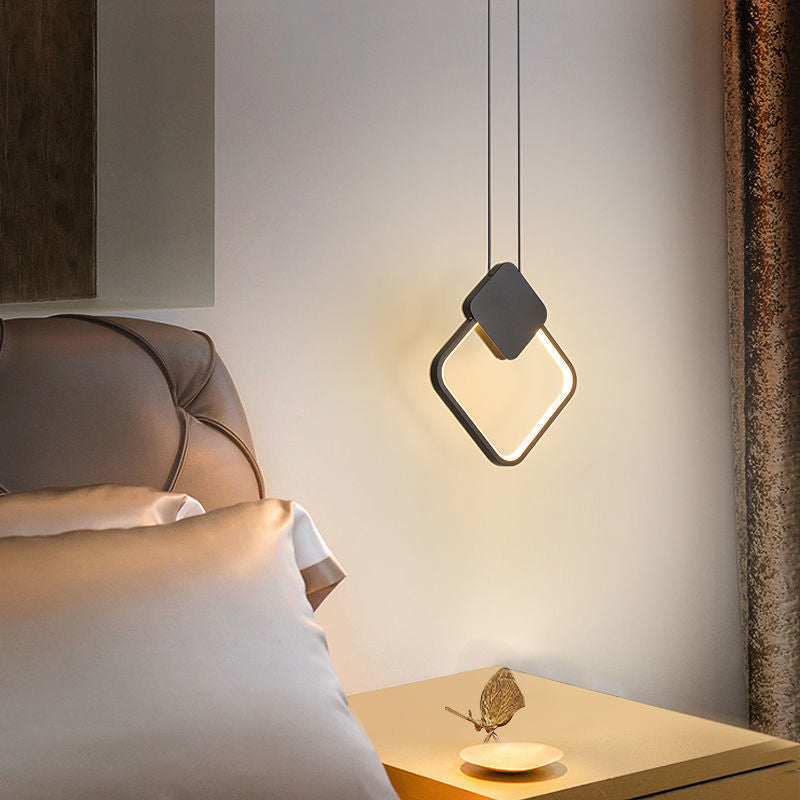 Chandelier bedside indoor bedroom lights ins Internet celebrities Nordic simple creative small personality restaurant bar lighting
