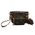 women's bag 2025 new mini chic versatile fashion retro multi-layer zipper shoulder crossbody chest bag