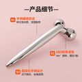 bestseller: 3d roller facial massager - manual, lifting & firming handheld metal massager