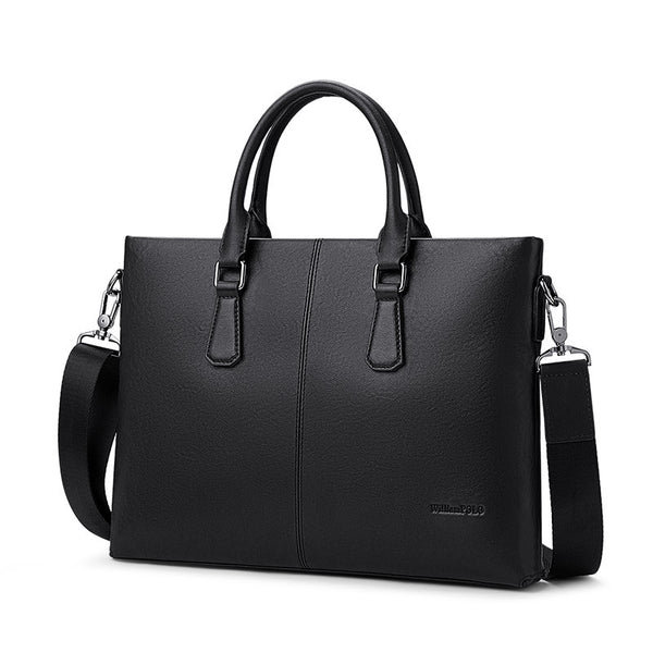 Emperor Paul Men's Briefcase Leather Tote Bag Business Multifunctional Tote Bag Large Capacity Shoulder Bag Men's