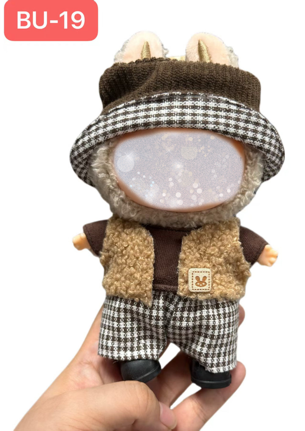 Only clothes for sale labubu doll clothes 17cm doll labubu sitting party generation 2 replacement clothes suit