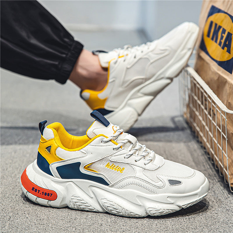 Putian men's shoes winter2025new arrival youth sports running shoes casual height-increasing popular popular dad trendy shoes