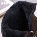 Vancahao boys' black ankle boots - new korean style for winter  - girls' casual boots - trendy cotton shoes for mid-to-large children