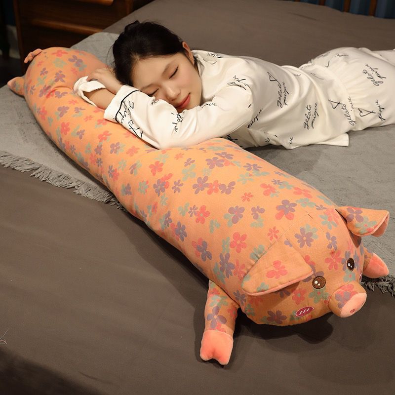 Three-layer pig jacquard bench girl sleeping bed leg clamp pregnant woman side sleeping pillow bedroom cushion bedside cushion