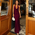 fall/winter new arrivals: european and american style fashionable, elegant, and sexy halter neck, backless, and turtleneck dresses - wholesale for export