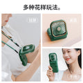 russian f30 handheld fan usb rechargeable mini foldable mobile phone holder power bank hanging neck fan