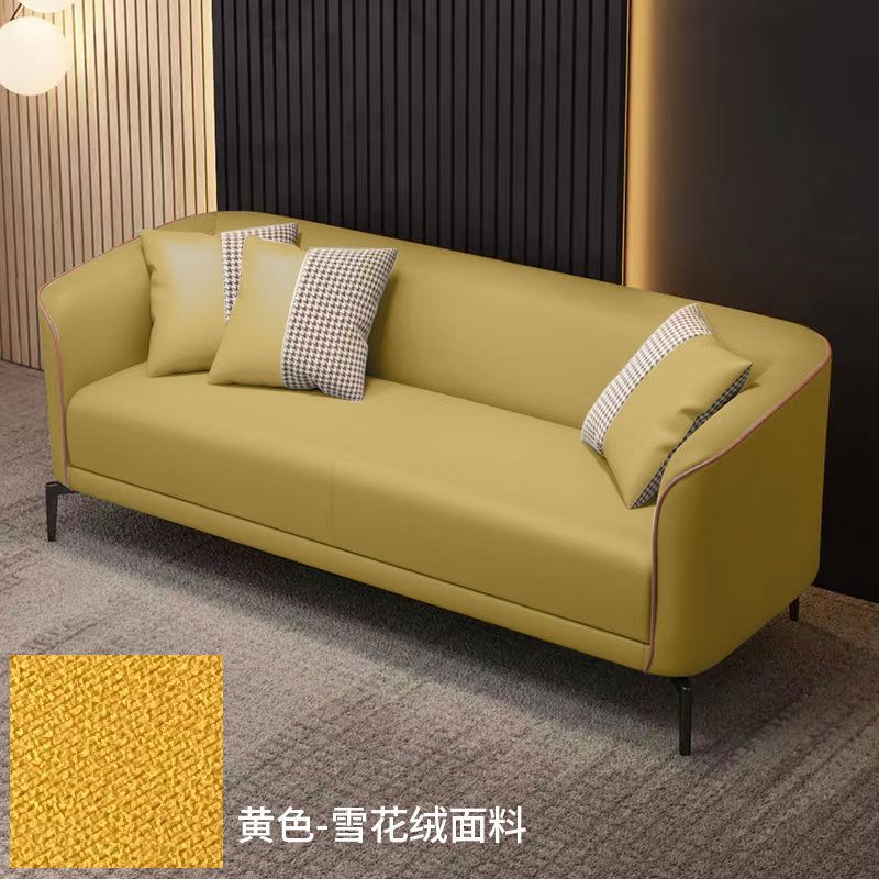 Sofa small apartment rental house living room simple modern apartment popular double slot three slot technology cloth small sofa