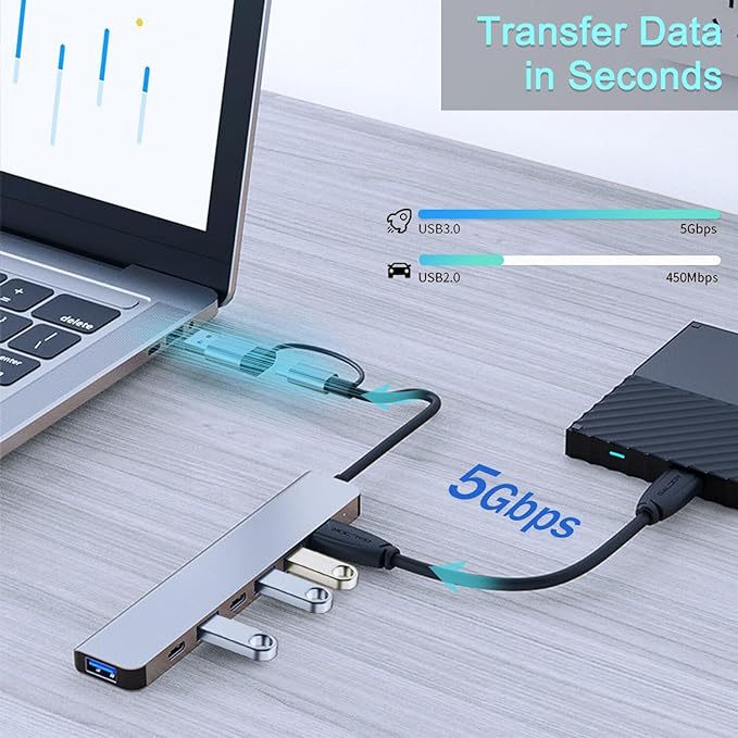 Laptop usb expansion type-c multi-port hub converter multifunctional usb flash drive hub