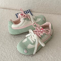Versatile korean style women's shoes - 2026 spring/summer new arrival - popular platform sneakers, student thick-soled white shoes, german army trainers, skate shoes