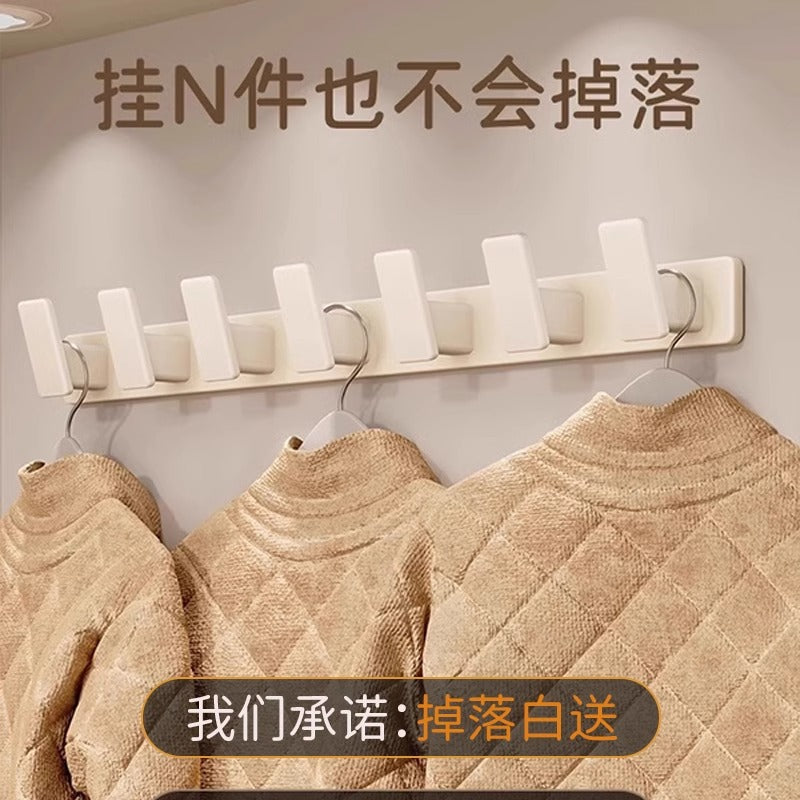 Cream style coat hook white entrance door rear hook classy entrance clothes hanger wall wall hanging without drilling