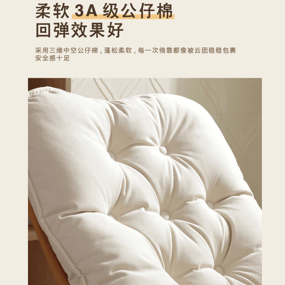 Honeycomb rocking chair scandinavian rocking chair recliner accessible luxury lazy chair for home adult single sofa chair balcony casual chair