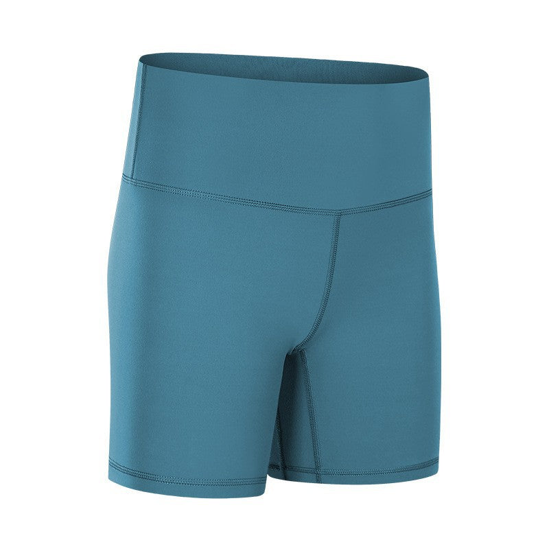 High-waisted, slim-fit yoga shorts for women - tummy control, butt lift, stretchy capri length - perfect for summer running, fitness, and cycling (s2064)