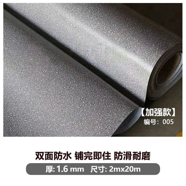 Commercial-grade, thickened, and wear-resistant pvc flooring for large areas of cement floors. waterproof adhesive-backed vinyl flooring for both commercial and residential use