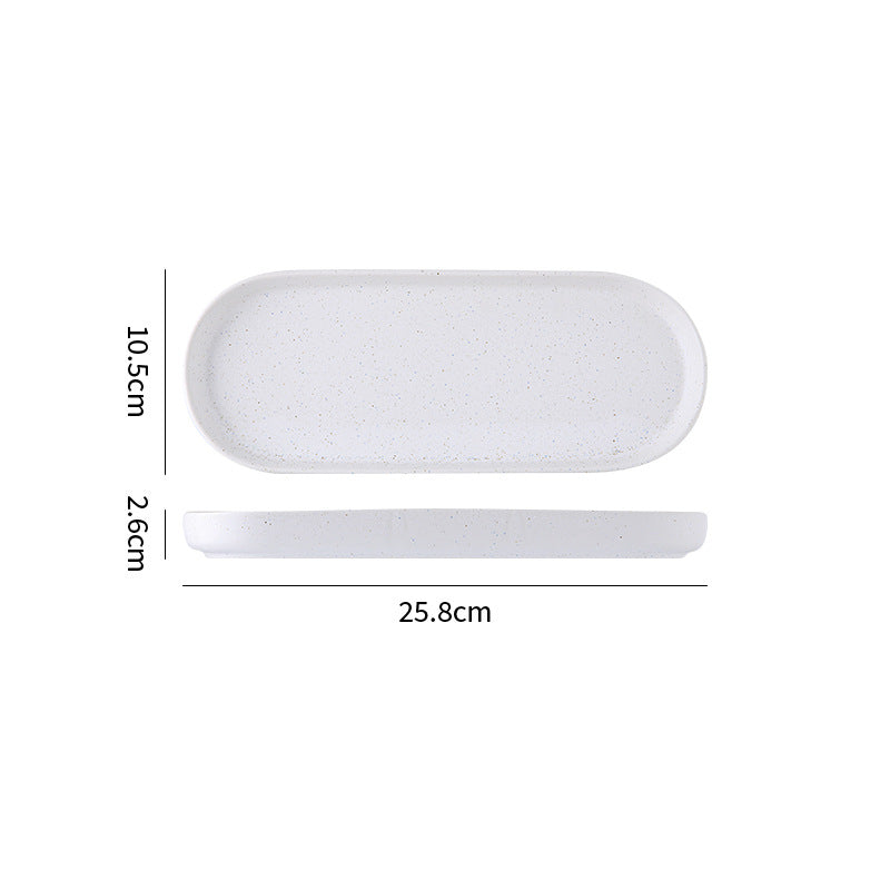 Minimalist and high-end ceramic bowls, plates, and dishes - creative, simple style for hotel restaurants, home use, western cuisine, steak plates, and dessert plates